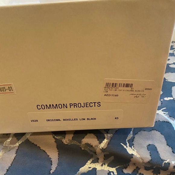 common projects black leather sneakers - Picture 4 of 5